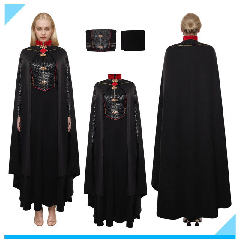 Rhaenyra Cosplay Costume TV Dr - Robe Silk Women 评论和价格