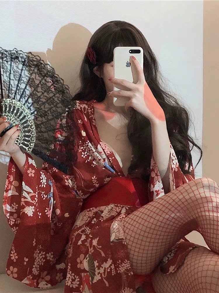 Sex Japanese Kimono Sexy Sleep - Robe Silk Women 评论和价格
