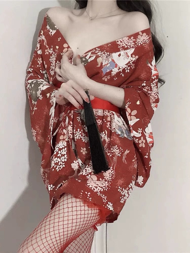 Sex Japanese Kimono Sexy Sleep - Robe Silk Women 评论和价格