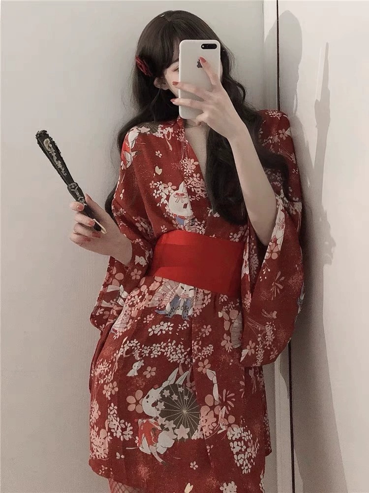 Sex Japanese Kimono Sexy Sleep - Robe Silk Women 评论和价格