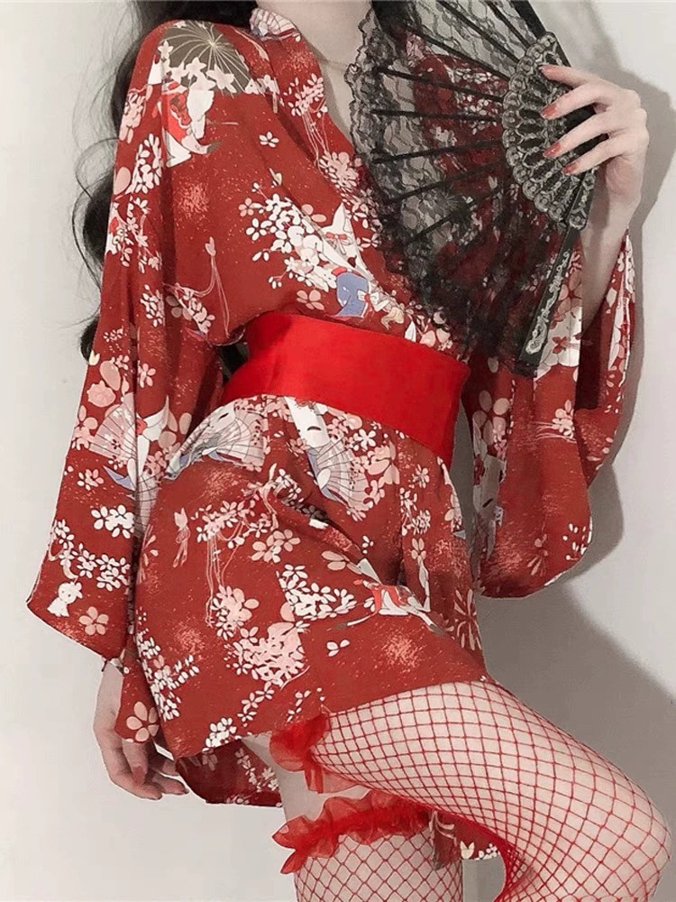 Sex Japanese Kimono Sexy Sleep - Robe Silk Women 评论和价格
